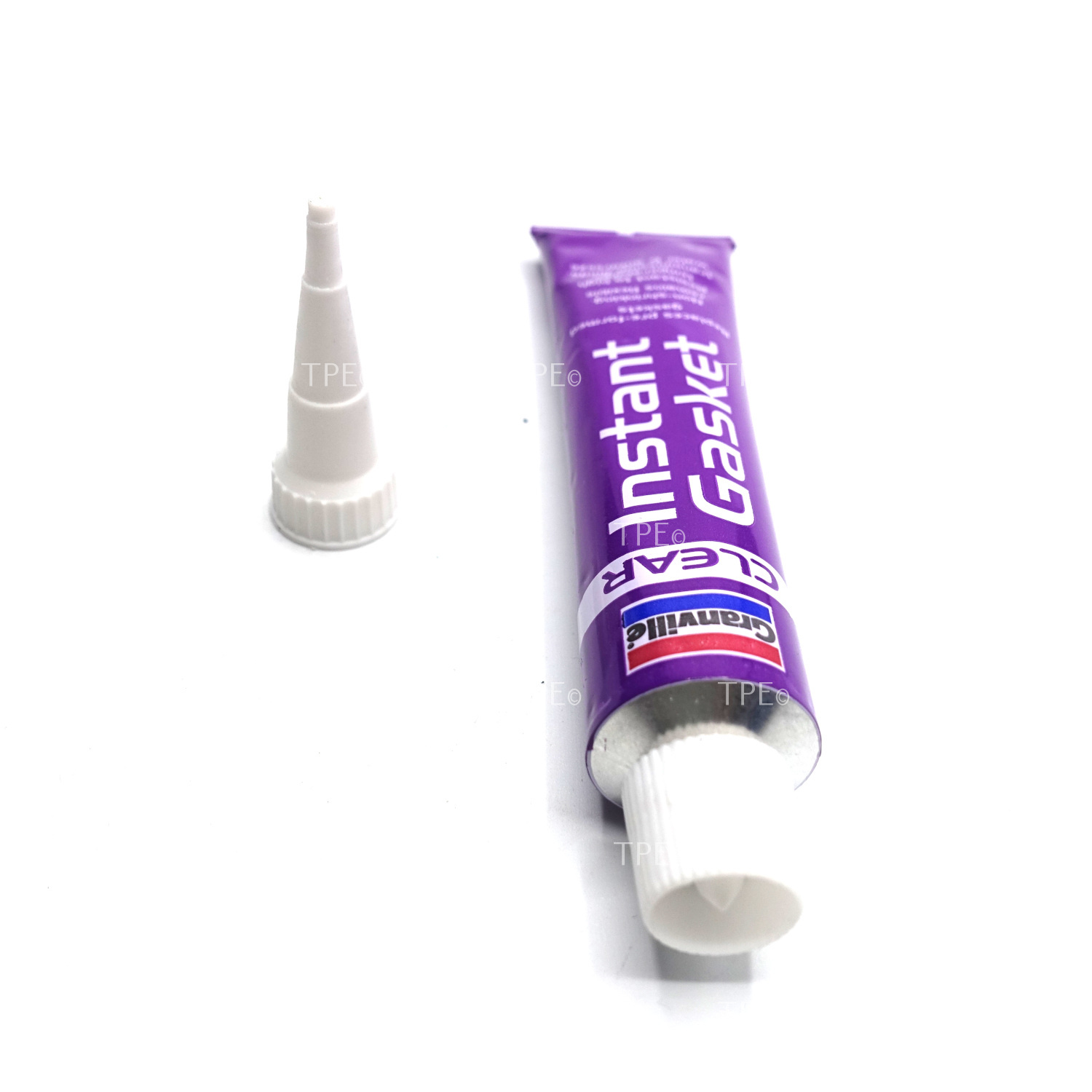 08.MP.104 • Granville Instant Gasket is an acetoxy cure silicone sealant that cures quickly to provide a permanently flexible seal making it ideal for use as a gasket sealant to replace pre-formed gaskets. Can also be used as a gasket sealant with pre-formed gaskets.

This product must NOT be used on cylinder heads.