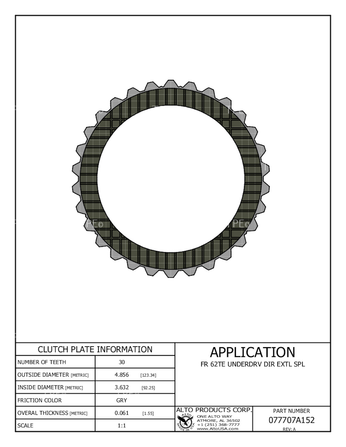 72.PF.06A Friction Plates