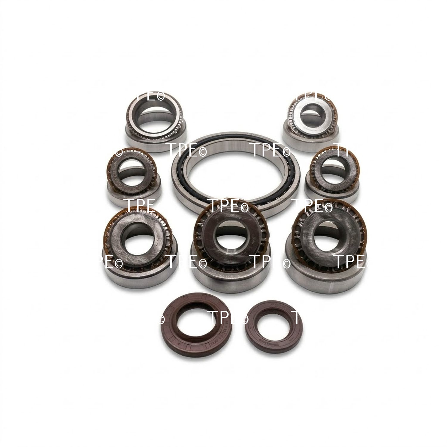 REN.KB.06-1 Suitable for the following gearbox codes:

PK5
PK5366, PK5367, PK5370, PK5373
PK6
PK6352, PK6354, PK6361, PK6369, PK6370, PK6374, PK6377, PK6379, PK6380
PA6
PA6351, PA6352, PA6353, PA6354, PA6355, PA6356

This bearing & sealkit contains the following parts:

• 8 Bearings
• 2 Seals